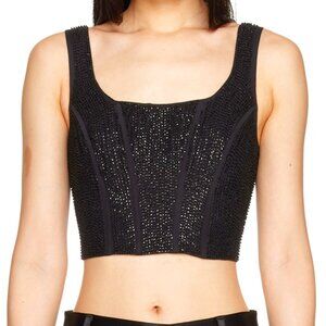 Frame Beaded Corset Top